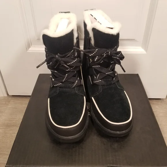 Sorel Women's Tivoli IV Waterproof Winter Leather Boots Black Size 7 New In Box - Picture 7 of 9